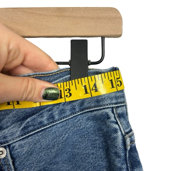 Everlane Womens medium wash The 90s cheeky straight jean size 28 button fly - Picture 8 of 9